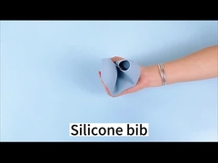 EN71 Certified Waterproof Silicone Bib