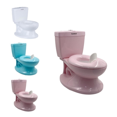 Customizable Logo White Blue Pink Baby Potty Trainer with EN71 Certification