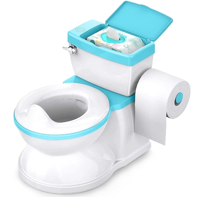 Eco Friendly Grey/Pink/Blue Print Baby Potty Training Seat with Custom Logo