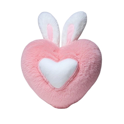 Cute Heart Shaped Plush Pillow Soft Sleeping Pillow Living Room Decor Valentine's Day Gifts Comfortable Love Pillow Sofa Cushion