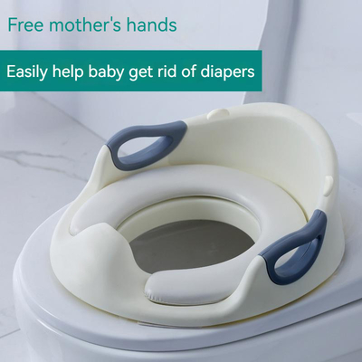 Soft Cushion Baby Toilet Seat Travel Potty Training Seat Kids Friendly PP Plastic