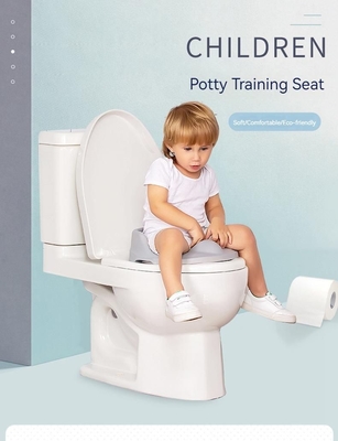 Eco-Friendly Bathroom Baby Toilet Seat For Child Potty Training Soft PU Material
