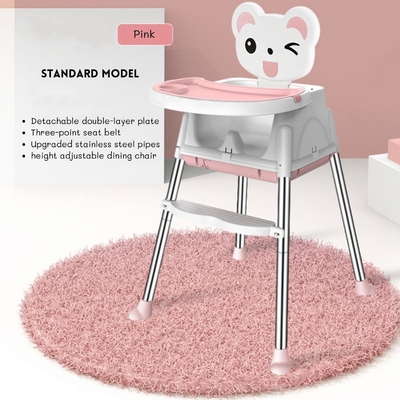 Soft  Comfortable Baby Dining Chair Adjustable Size 92*65*65cm For Bedroom Feeding