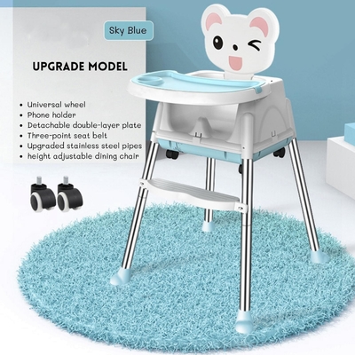 Soft  Comfortable Baby Dining Chair Adjustable Size 92*65*65cm For Bedroom Feeding