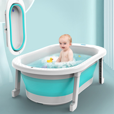 OEM/ODM Foldable Infant Bath Tub With Temperature Sensing  Safe And Stable