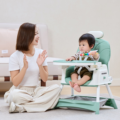 EN71 Certificate Baby Dinner Chair Multifunctional Foldable Baby Feeding Chair