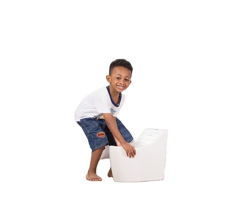 Print Pattern Baby Potty Toilet with Cradle Style EN71 Test Certified