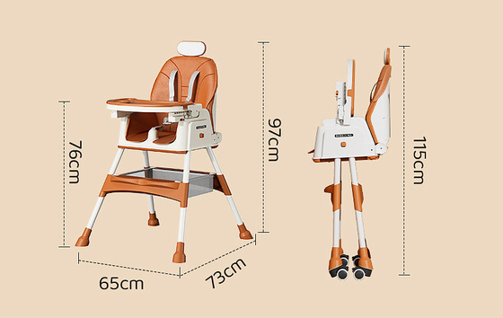 Adjustable Baby Feeding Chair Kids Dining Multi-function Seat China Supplier