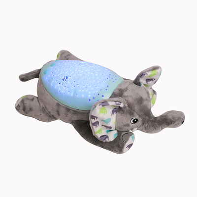 Age Range 2-4 Years Custom Made Soft Elephant Plush Toys With Projection Light