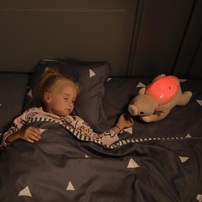 Age Range 2-4 Years Custom Made Soft Elephant Plush Toys With Projection Light