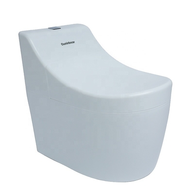 White Plastic Baby Potty Chair Pure Color Design EN71 Certified