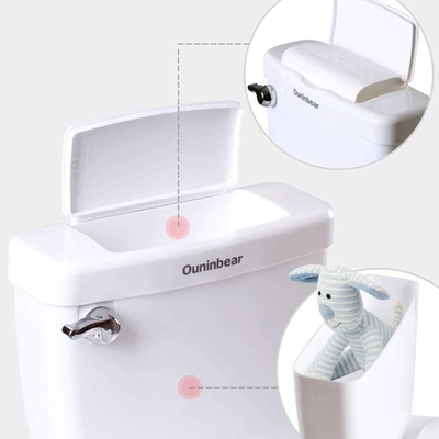 Customizable White Print Baby Training Potty Toilet with EN71 Test for Infant Toilet Training