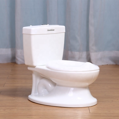 Soft Baby Care Potty Seat for Children Toilet Training - White Potty with Pure Color Design