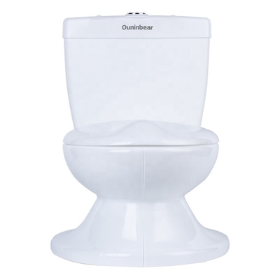 Soft Baby Care Potty Seat for Children Toilet Training - White Potty with Pure Color Design