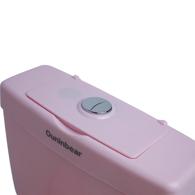 Printed Pink Kids Toilet with EN71 Test Certification for Safe Baby Training