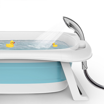 85*53*25cm Open Size Foldable Baby Bathtub With Stand Durable And OEM/ODM Support