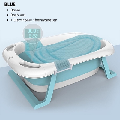 85*53*25cm Open Size Foldable Baby Bathtub With Stand Durable And OEM/ODM Support