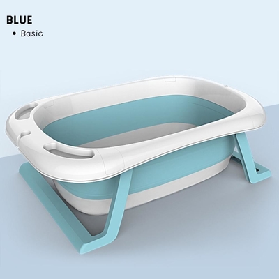 85*53*25cm Open Size Foldable Baby Bathtub With Stand Durable And OEM/ODM Support