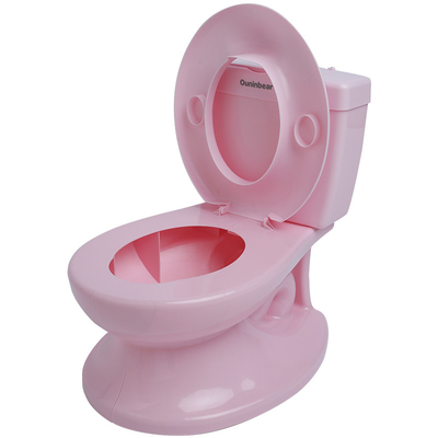 Printed Pink Kids Toilet with EN71 Test Certification for Safe Baby Training