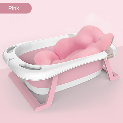 Folded size 79*7cm Pink Infant Bathtub for Newborns OEM/ODM Support