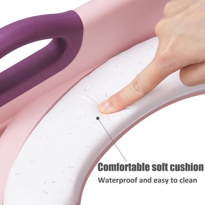 Customization Logo PP Plastic Foldable Baby Toilet Seat Potty Seat With Steps