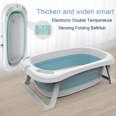 BPA Free Foldable Plastic Infant Bathtub  Comfortable Childrens Bathtub