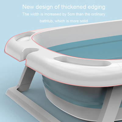 BPA Free Foldable Plastic Infant Bathtub  Comfortable Childrens Bathtub