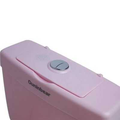 Pure Color Baby Potty Seat Trainer for Toddlers in White Blue Pink Design