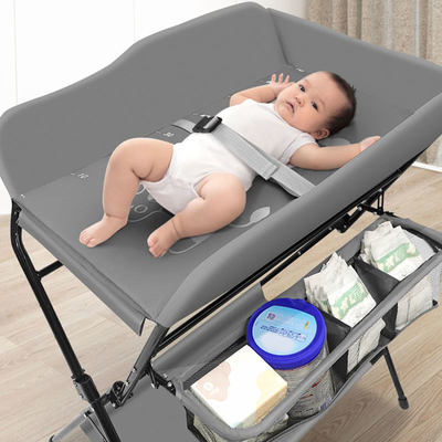 Height Adjustable Multi-Functional Baby Changing Station  Newborn Changing Table
