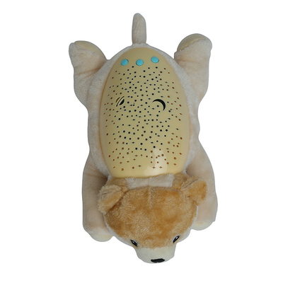 0-7Years Old Baby Sleep Soother Toy Dog Plush Doll With Projectable Lighting And Music