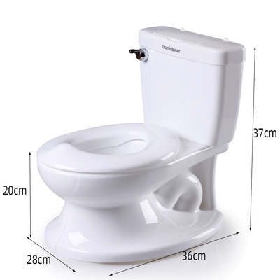 Customizable White Print Baby Training Potty Toilet with EN71 Test for Infant Toilet Training