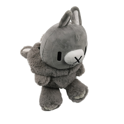 Height 11CM-30CM Small Grey Rabbit Plush Toy Personalized Stuffed Animals