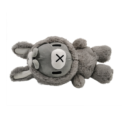 Height 11CM-30CM Small Grey Rabbit Plush Toy Personalized Stuffed Animals