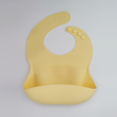 Factory Offer EN-71 Certification Water Proof Silicone Bibs Food Grade Baby Feeding Bibs