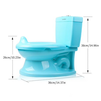 EN71 Certified Baby Toilet Potty Custom Logo Accepted Blue Pink White Pure Color Toilet Trainer