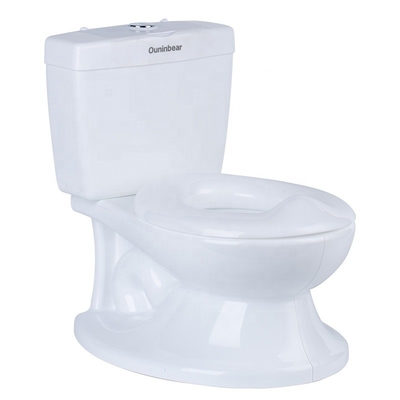 White Baby Potty Toilet Pure Color Potties Custom Logo Accepted Toilet Trainer
