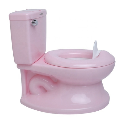 Pink and White Baby Potty Toilet with Customized Logo EN71 Certified Pure Color Design