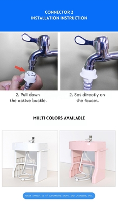 CPC Eco-Friendly Kids Wash Basin Polyester Children Tooth Brushing Table