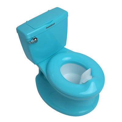 Blue Plastic Baby Potty Training Toilet Seat with Print Pattern for Children