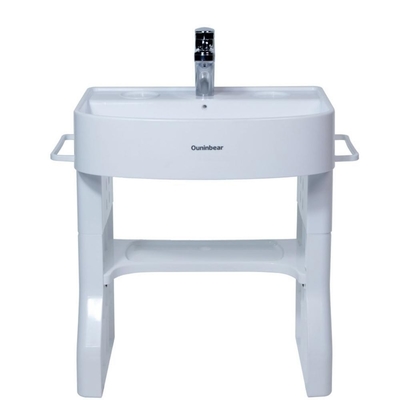 Cute Safe Wash Basin For Kids With Pedestal Customized Colors
