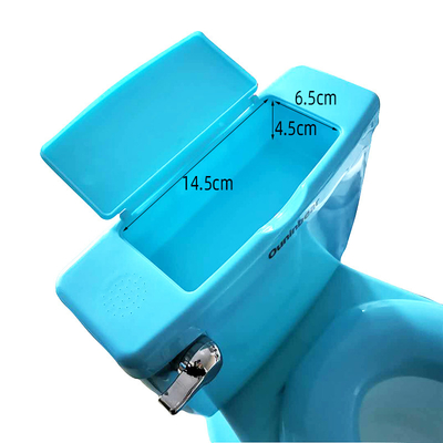 Custom Logo Print Blue Baby Potty Toilet with EN71 Certified Materials