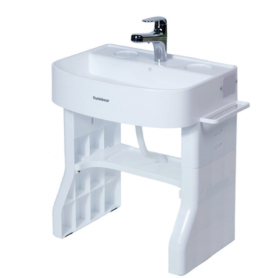 CPC Baby Wash Basin Plastic Free Standing Pedestal Children Size Shampoo Sink