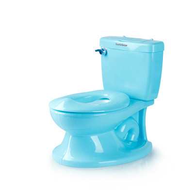 Printed Eco friendly Pink/White/Blue Baby Potty Training Toilet with EN-71 Certificate