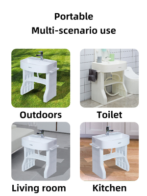 Children'S Simulation Kids Wash Basin PP Material  Square Type Easy Cleaning