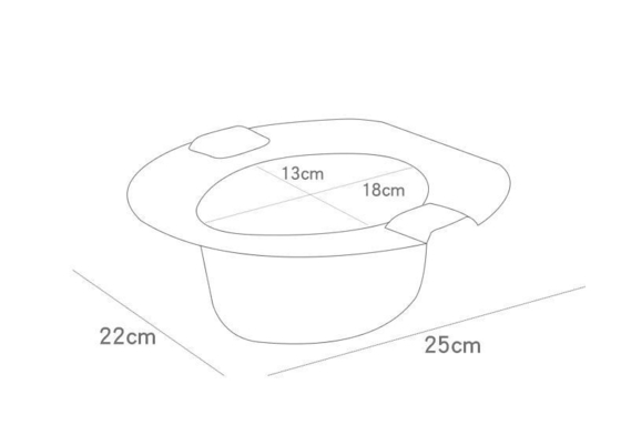 Simulation Style Plastic Baby Potty Toilet with Customized Logo