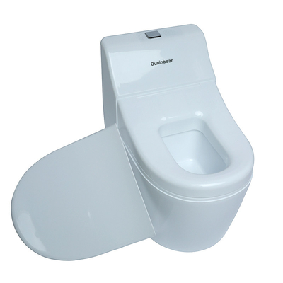 White Cradle Style Baby Potty Toilet with Print Pattern Accepts OEM EN71 Test Certified