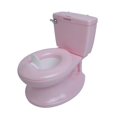 White Baby Potty Training Seat with Ouninbear Logo and Handle Button