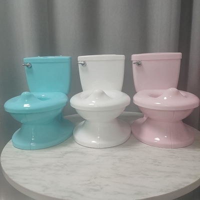 Children Simulation Toilets with Flushing Sound White Blue Pink Baby Training Potty EN71 Certified