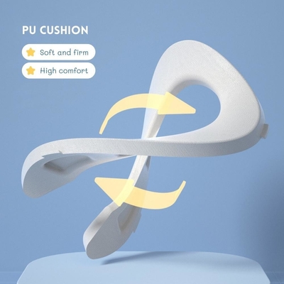 Adorable Panda Shape Blue Yellow Cartoon Baby Training Potty with EN71 Certification