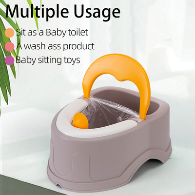 Solid Pink/Blue/Black Baby Toilet Potty Seat with Custom Logo Lightweight Design